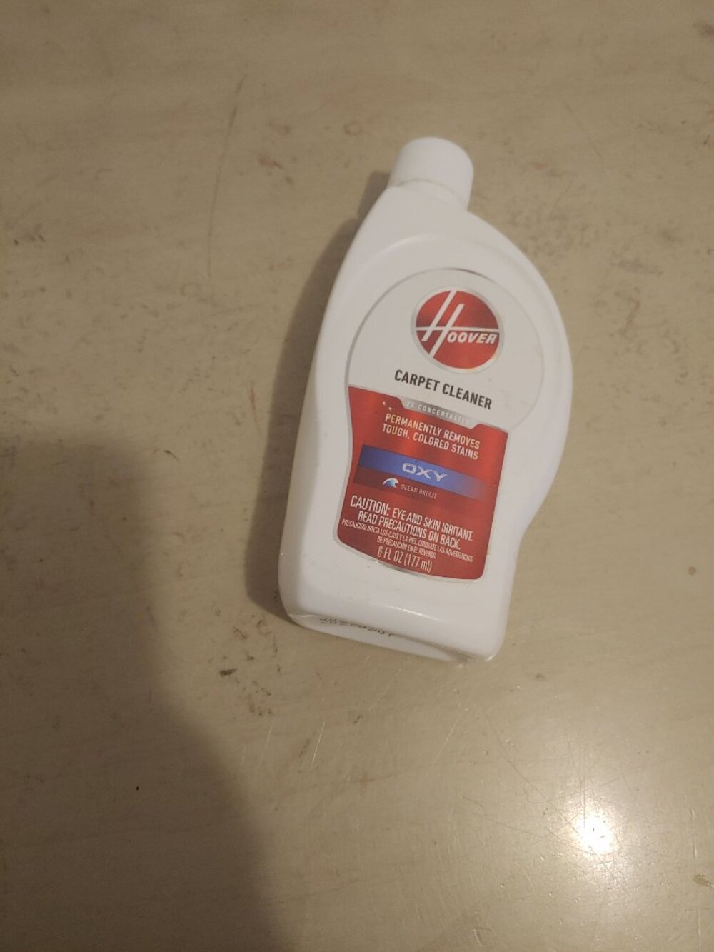 Hoover Concentrate OXY Ocean Breeze Carpet Cleaner Solution 6 fl oz